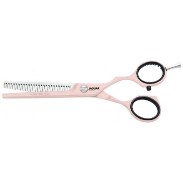 Jaguar Pastel Plus Rose Offset Pro Salon Thinner for Hairdressing - Pink - 5.5"
