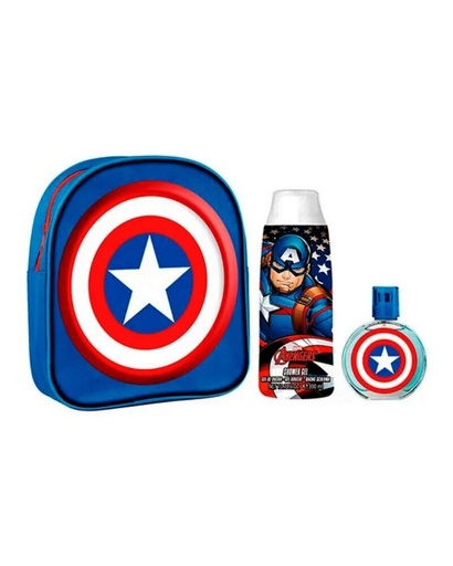 coffret cadeau parfum et gel douche Marvel Captain America